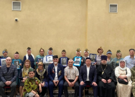 В мечети «Чулпан» прошла книжная выставка, посвящённая 80-летию Победы
