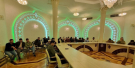 В соборной мечети "Мунира" г.Кемерово прошла встреча из проекта по социокультурной адаптации иностранных граждан в Кузбассе
